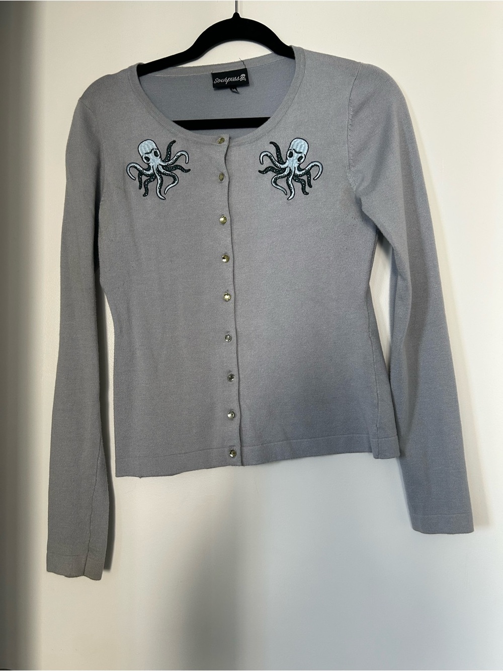 Sourpuss Tentacles Octopus Cardigan - Sz M